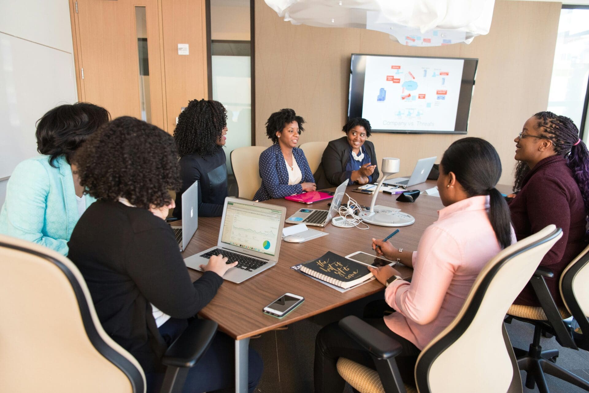 All womens staff meeting